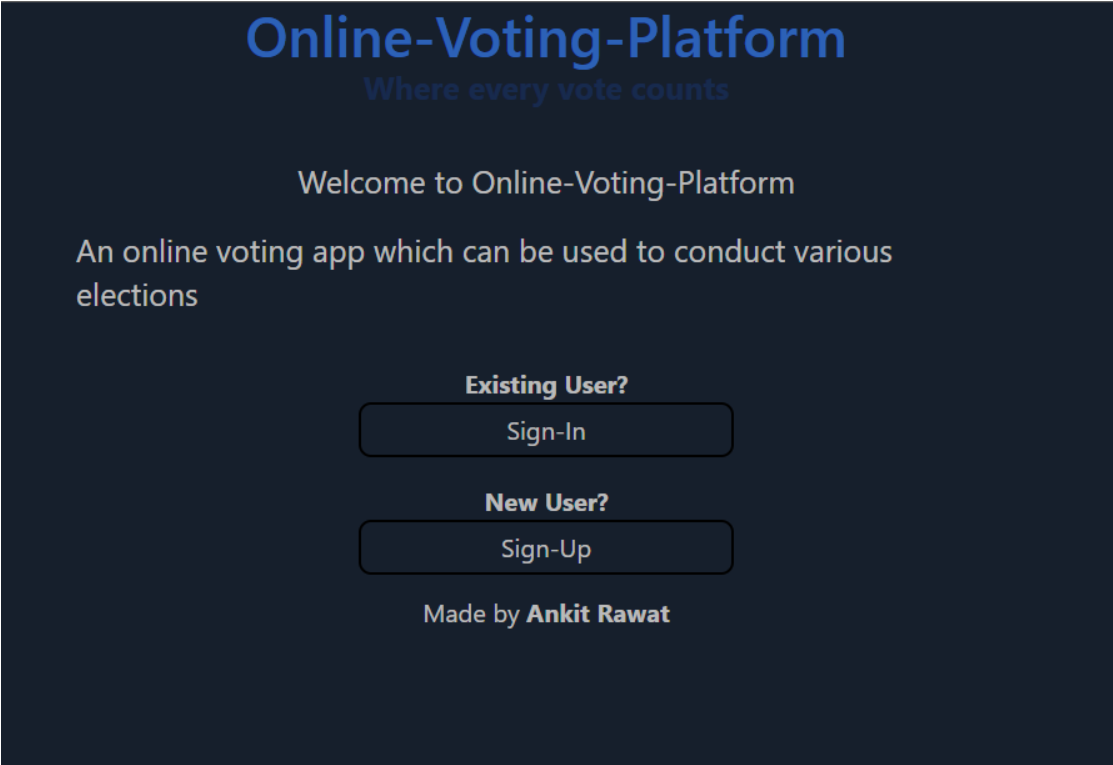 Online-Voting-Platform Image